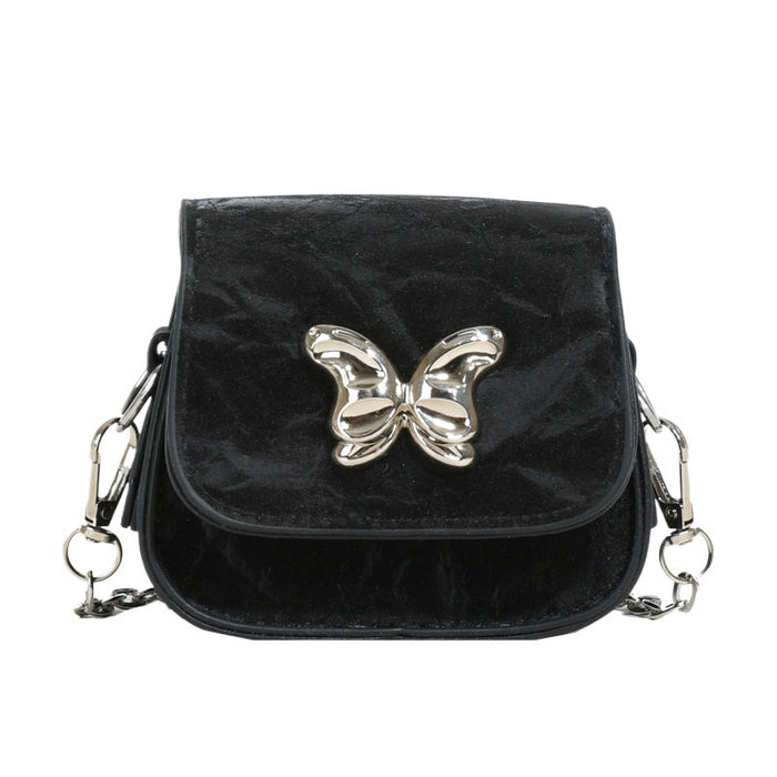 Wholesale Niche design texture chain bag small square bag commuting shoulder crossbody bag