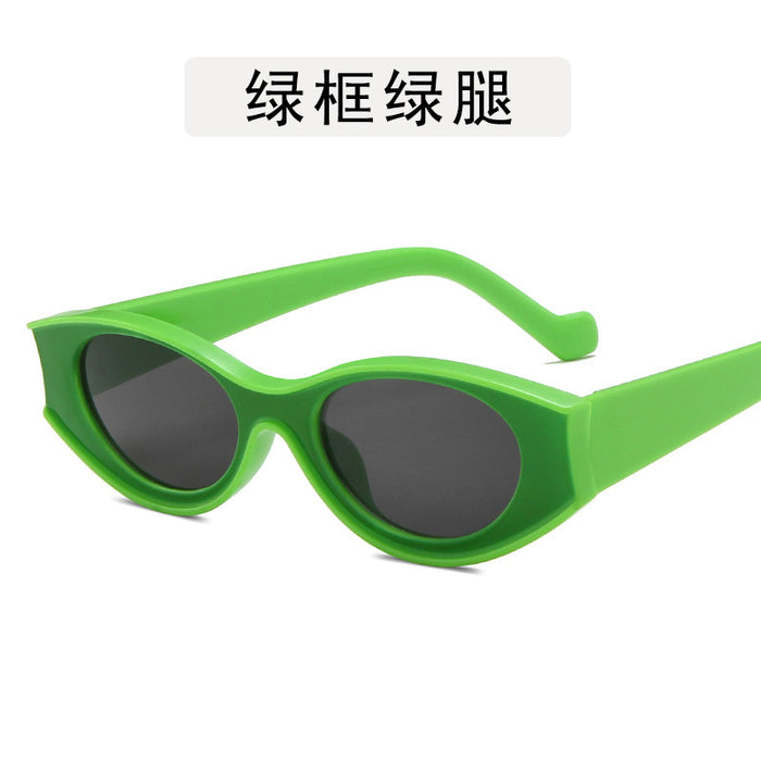 Wholesale New Fashion Sunglasses Fashion Sunglasses Retro Elliptical Dot Paint Sunglasses