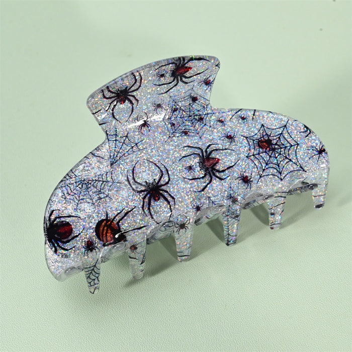 Wholesale Halloween Acrylic Cartoon Print Hair Clip JDC-HC-SNSB006