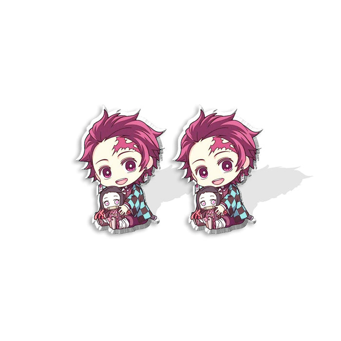 Wholesale Cartoon Heat Shrink Earrings