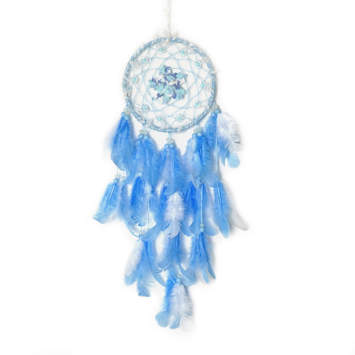 Wholesale Chic Handmade Pink Rooster Feather Dreamcatcher Home Decor MOQ≥2