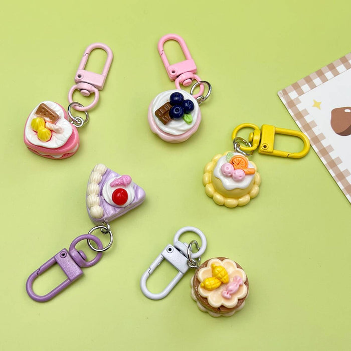 Wholesale Rainbow Cute 3D Keychain Girl's Bag Pendant Pendant