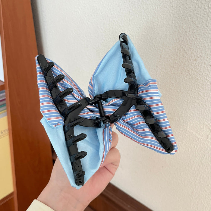 Wholesale Fabric contrasting color button hair clip