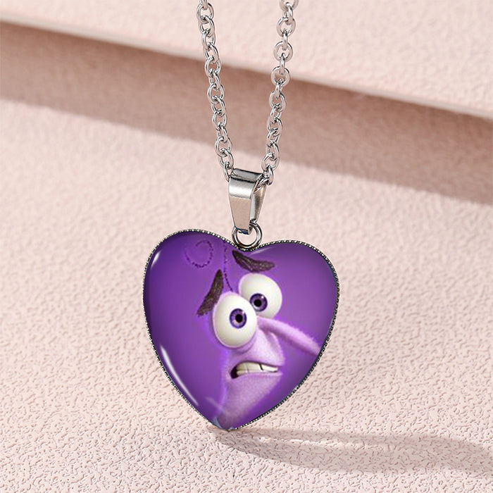 Wholesale Cartoon Alloy Children's Love Necklace JDC-NE-XiangL003