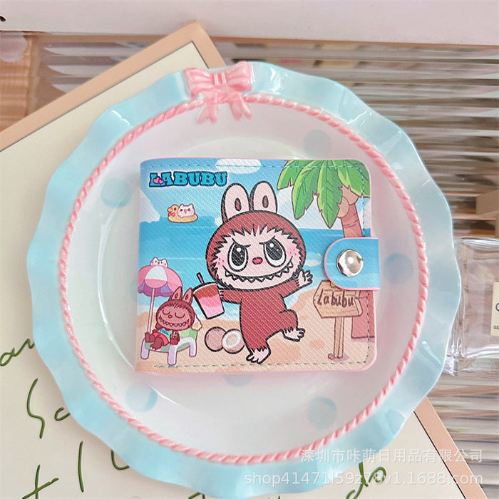 Wholesale Short Wallet Coin Purse Student Small Wallet Card Bag Carry-on Small Money Bag  Cartoon Periphery