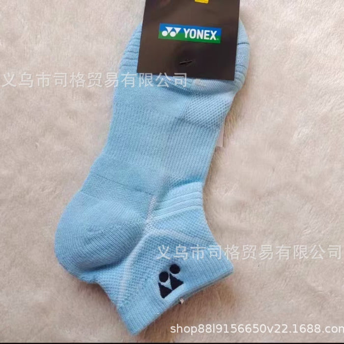 Wholesale Badminton socks embroidered short tube, mid tube, outdoor running socks, sweat absorbing and anti slip sports