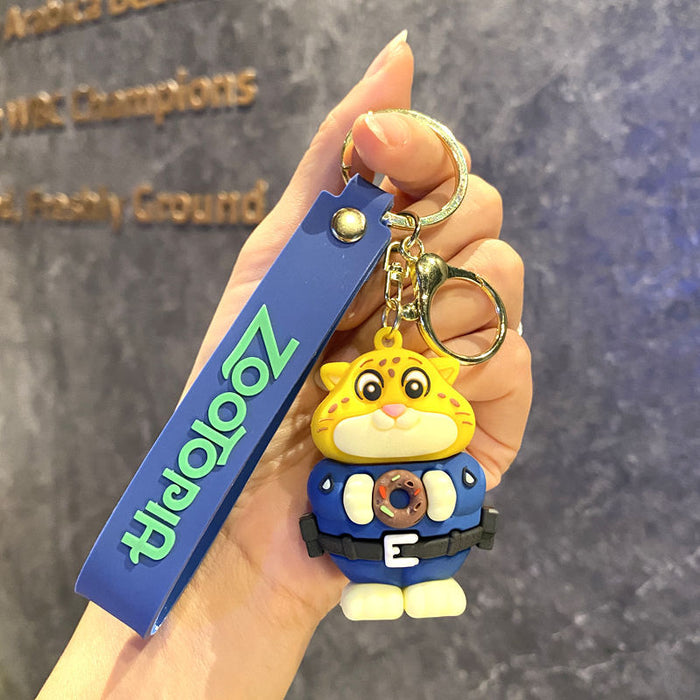 Wholesale Creative keychain, cute car keychain, men's and women's bag, couple's small pendant