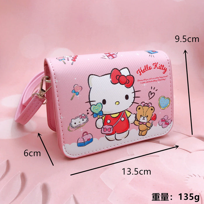 Wholesale PU Cartoon Printing Small Magnetic Buckle Adjustable Shoulder Strap Messenger Bag JDC-SD-YaLL001