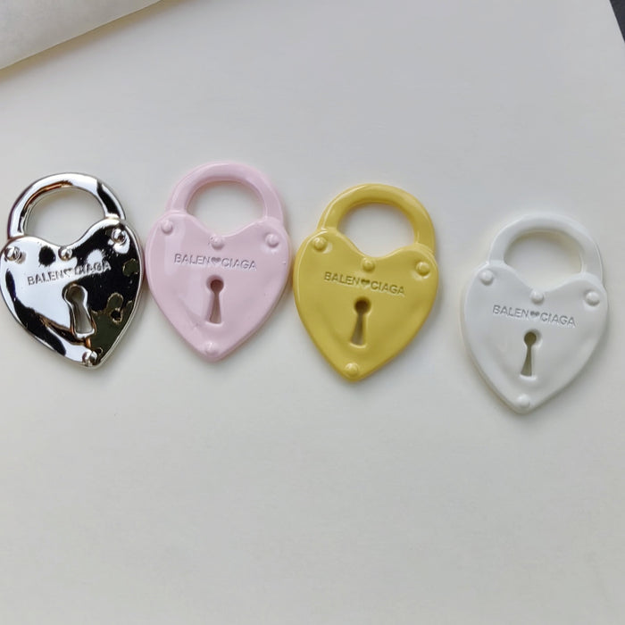 Wholesale Hollow Alloy Love Bag Accessories DIY Necklace Earrings Accessories Material