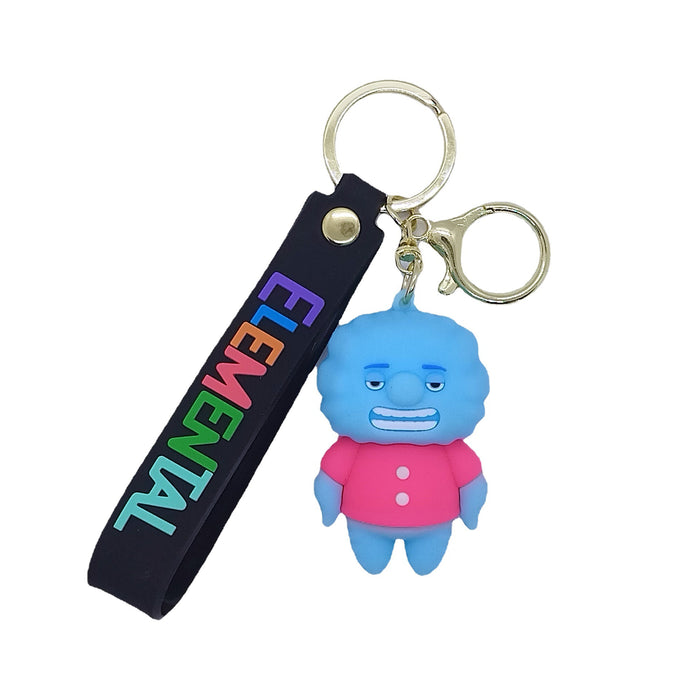 Wholesale New cross-border creative cartoon element doll key chain pendant bag car key chain