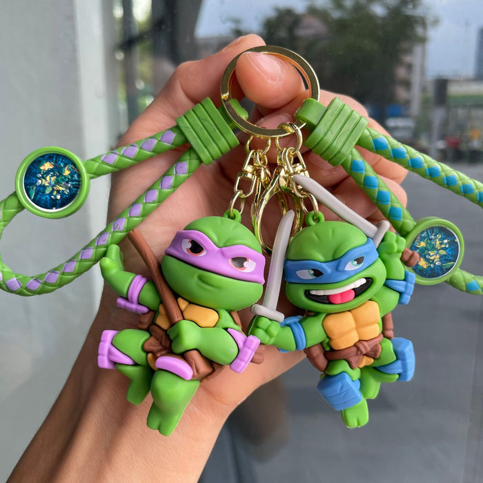 Wholesale Keychain Cartoon Turtle Doll Bag Pendant Car Keychain Pendant Doll Machine Small Gift