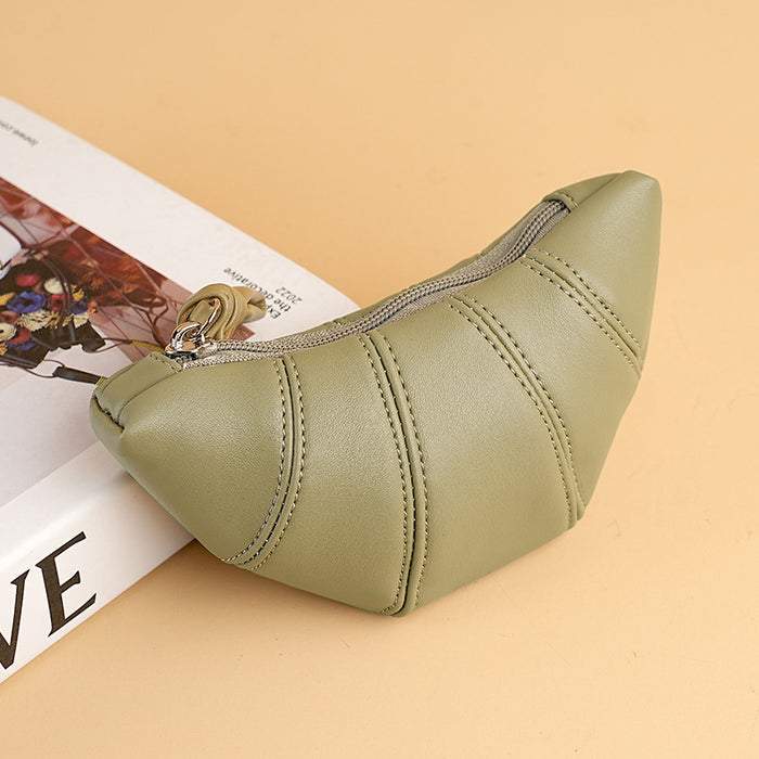 Wholesale Tote Niche Textures and Praise Dumpling  Coin Purse Women's  Solid Color