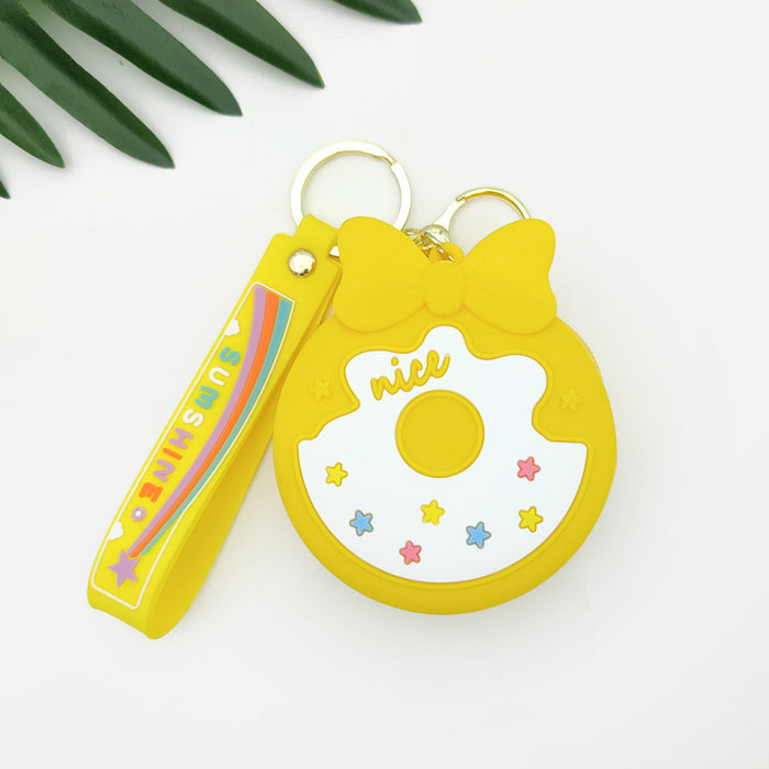 Wholesale Mini silicone round cartoon wallet