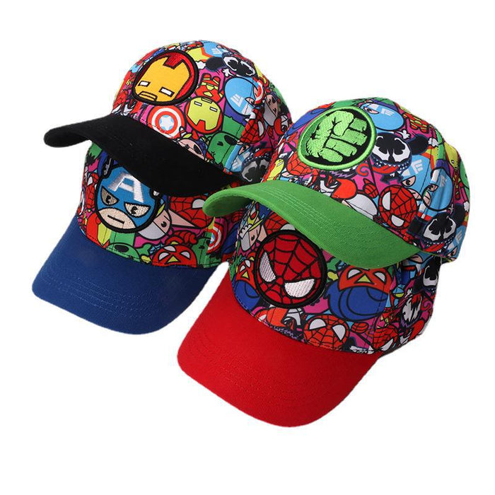 Wholesale Kids Cartoon Baseball Cap Adjustable Sunscreen Everyday Hat