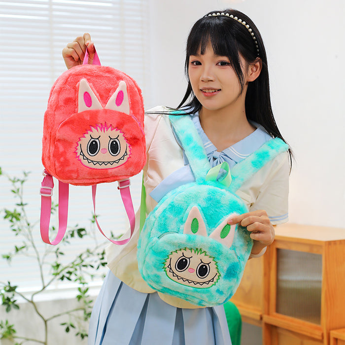 Wholesale Plush Children' s Cartoon Backpack Kindergarten School Bag