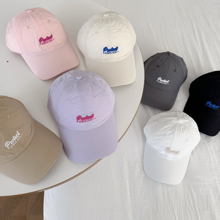 Wholesale New lightweight and breathable quick drying baseball cap for men and women outdoor sun shading duckbill cap