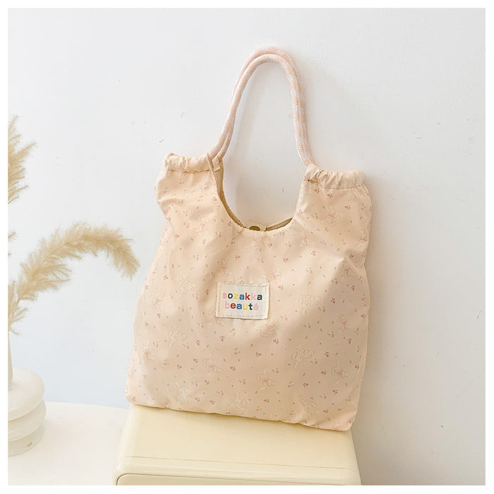 Wholesale New Cute Single Shoulder Canvas Bag Single Shoulder Bag Large Capacity Handbag Tote Bag Commuter Bag
