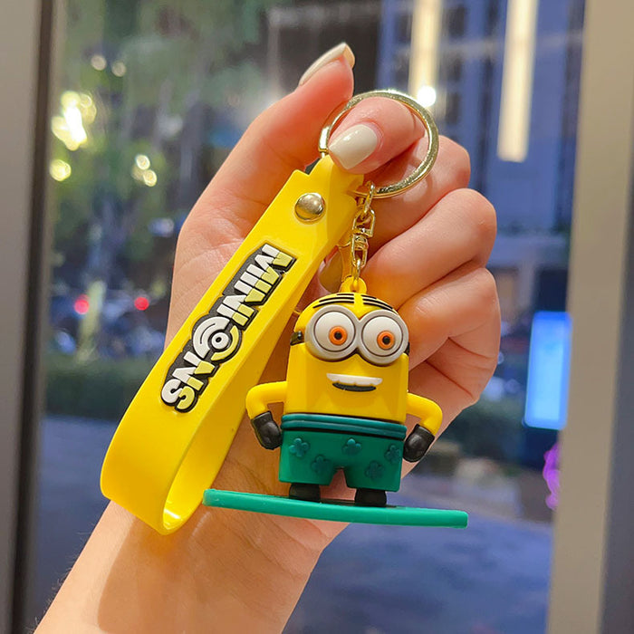 Wholesale Cartoon Keychain Couple School Bag Pendant Children' s Small Gift Car Keychain School Bag Pendant