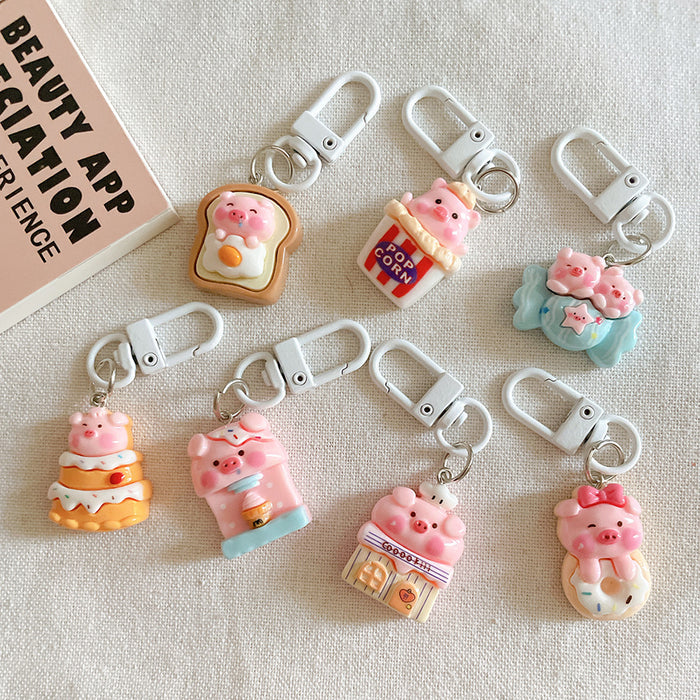 Wholesale Keychain pendant cartoon student girl hanging accessory with accessories