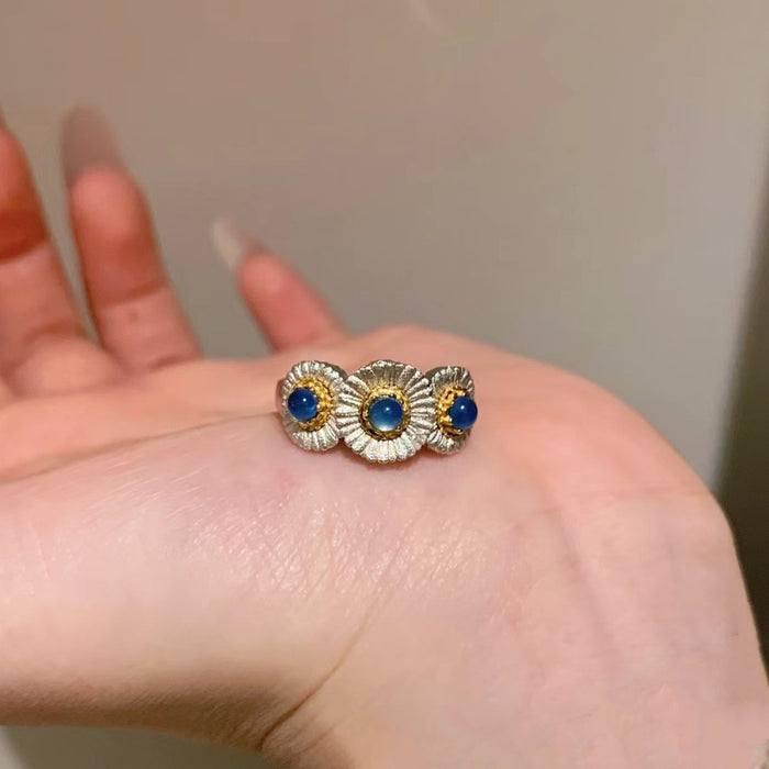 Wholesale Vintage open mouth bracelet with a light luxury temperament, niche ring