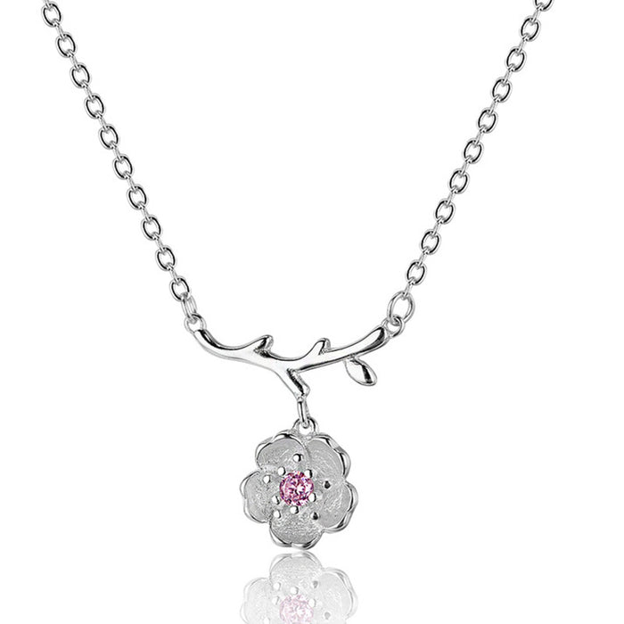 Wholesale Sakura necklace niche design versatile accessory