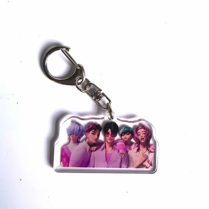 Wholesale K-pop merchandise acrylic keychain pendant cute decoration for student backpacks