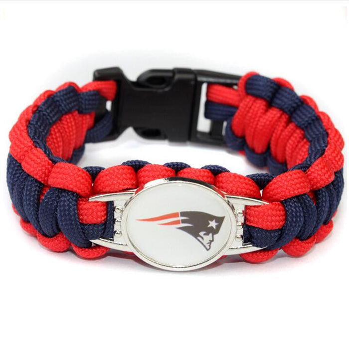 Wholesale Football  Alloy Buckle Woven Bracelet