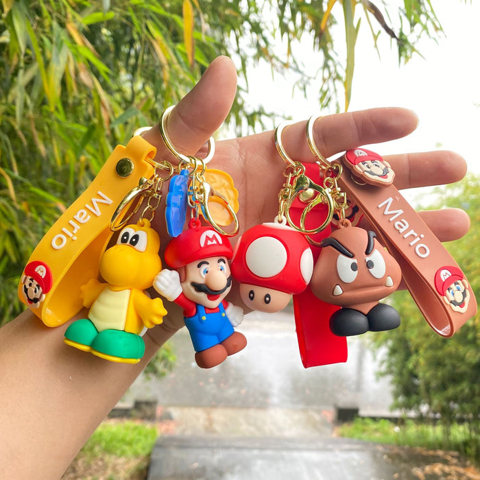 Wholesale  keychain cartoon  bag PVC pendant
