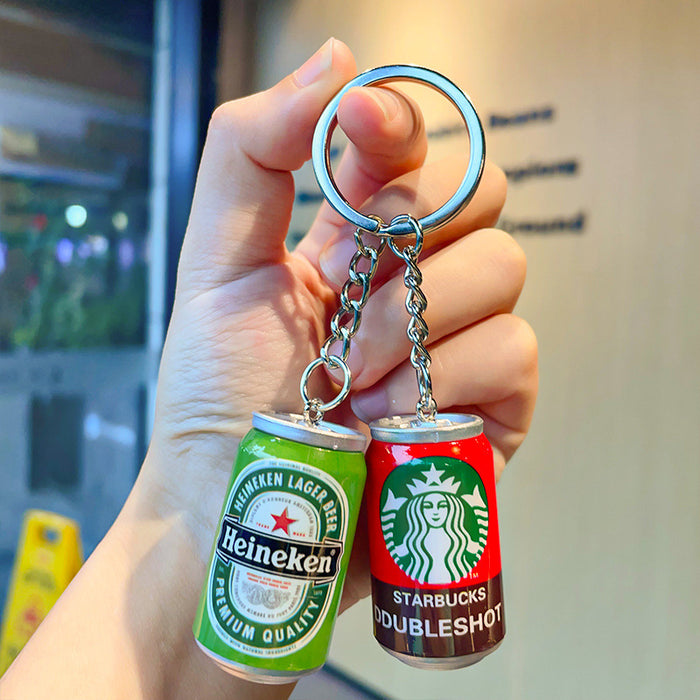 Wholesale Mini Cans Resin Keychain JDC-KC-YuanD009