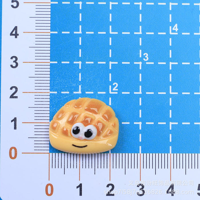 Wholesale Cute Expression Burger Food Toy Cream Glue DIY Resin Accessories Car Sticker Fan Sticker Mobile Phone Case