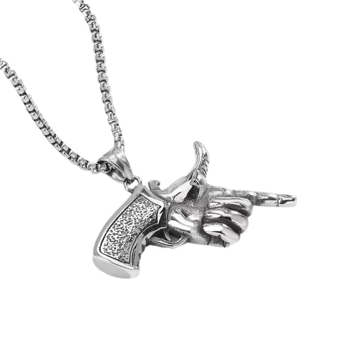 Wholesale Personalized Pendant Stainless Steel Necklace JDC-NE-YSJZ005