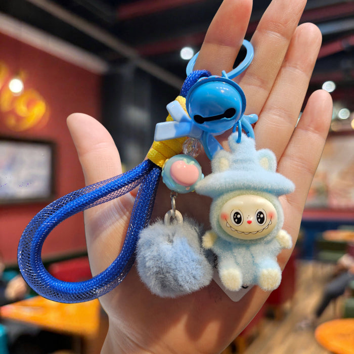Wholesale Cartoon Doll Little Sheep Keychain Cute Funny Doll Pendant Student School Bag Key Chain Pendant
