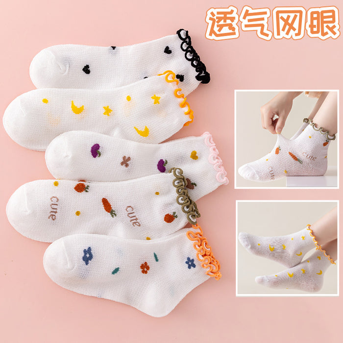 Wholesale 5pcs children' s socks baby sports socks large children' s stockings
