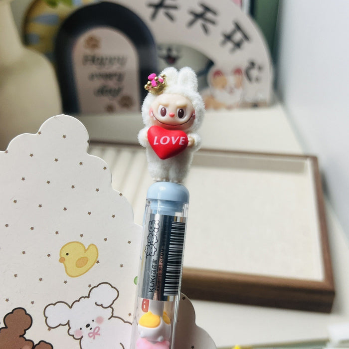 Wholesale Flocking Cute Grain String Music Gel Pen