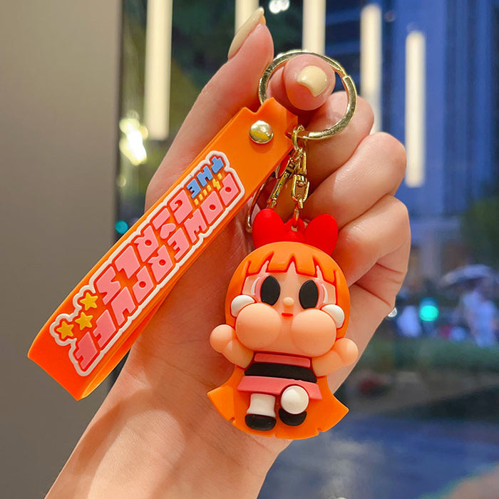 Wholesale Girls Keychain Crying Baby Pendant Bag Car Key Chain Doll Machine Gift Manufacturer