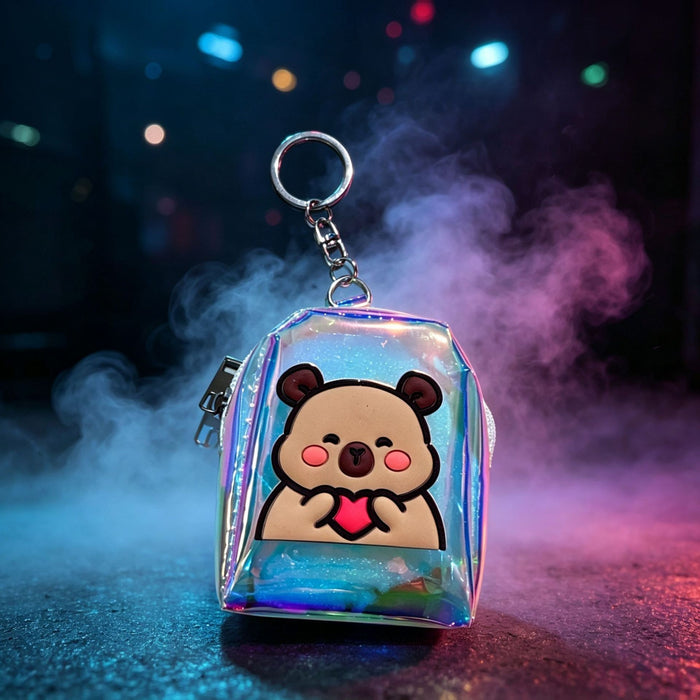 Wholesale Cartoon Fruit PVC Coin Purse Fashion Backpack Wallet
