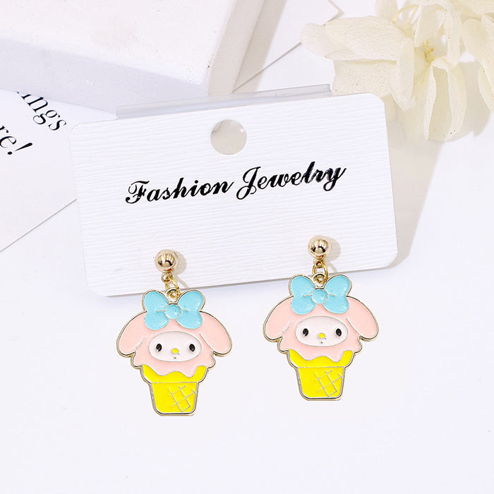 Wholesale Cartoon S925 Silver Ear Studs Boutique Resale Fashion Accessory MOQ≥2