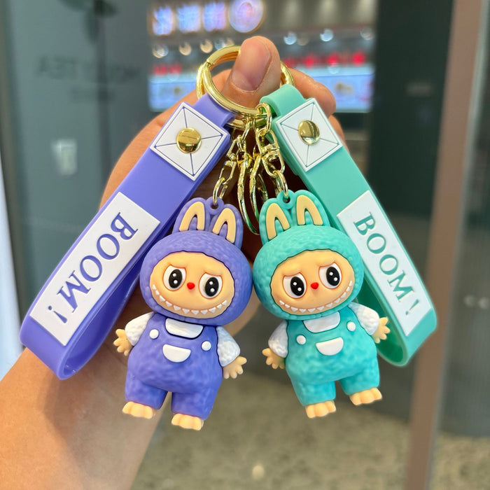 Wholesale Cartoon Five Generation Cartoon fifth generation standing little sheep keychain pendant cute three-dimensional doll cross-border gift