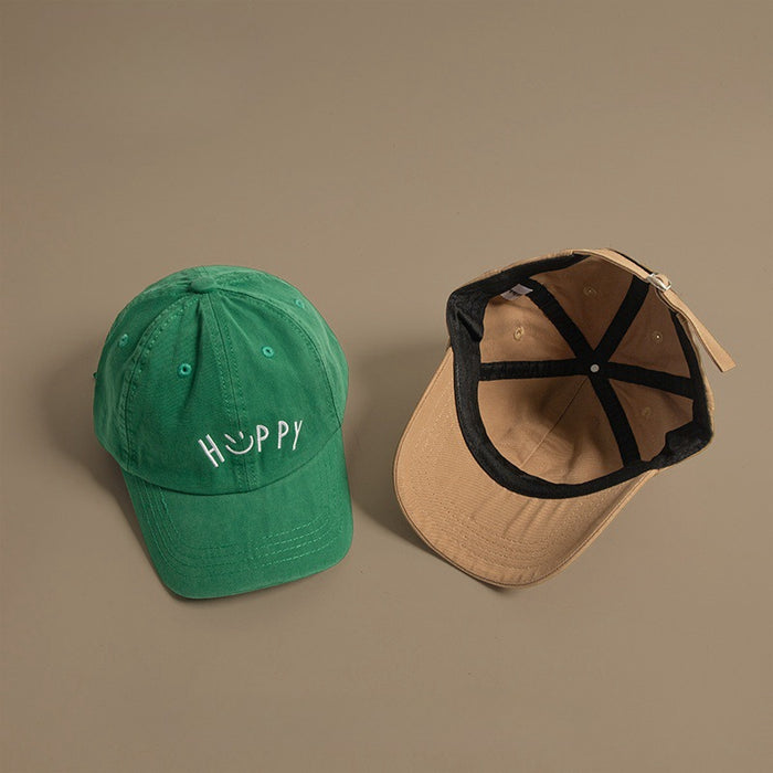 Wholesale Minimally embroidered soft top duckbill cap, versatile for couples, fashionable baseball cap