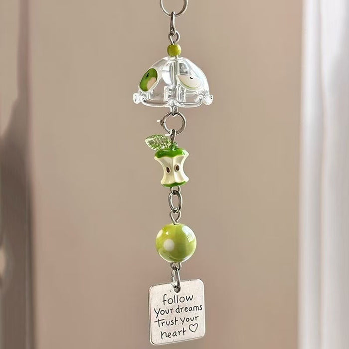 Wholesale apple wind chime phone case pendant bracelet beads pendant accessories