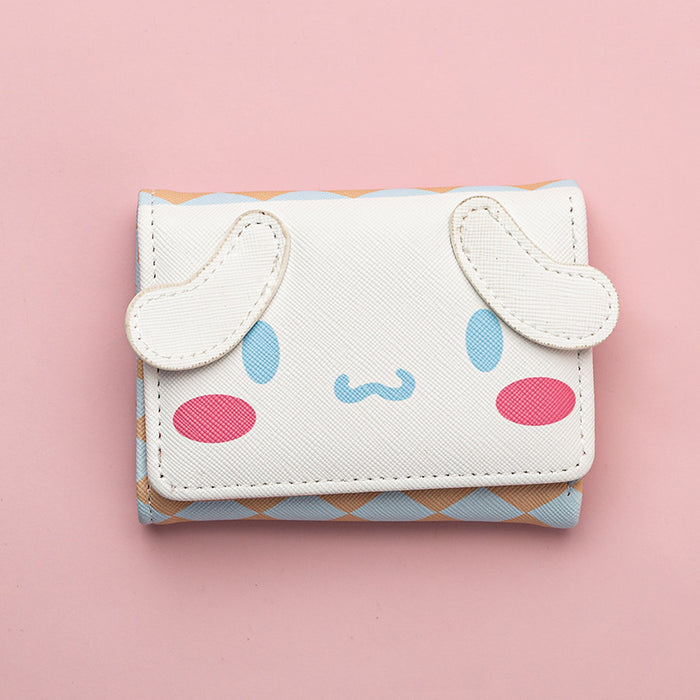Wholesale Cartoon Cute Heart-Shaped Leather Coin Purse Everyday Wallet