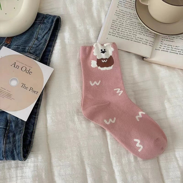 Wholesale Socks, mid length socks, pure cotton stockings