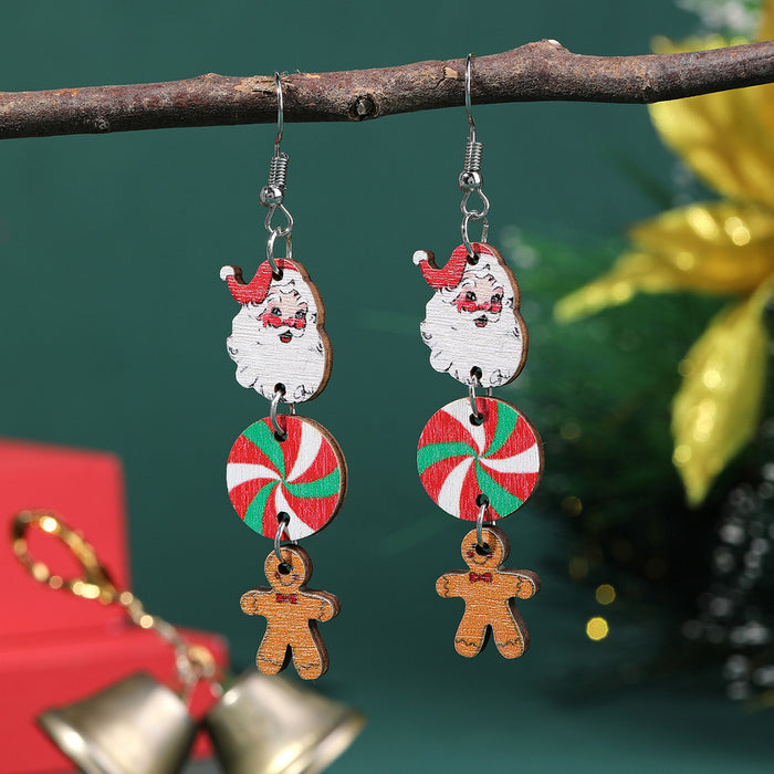 Wholesale Christmas Tree  Socks Earrings
