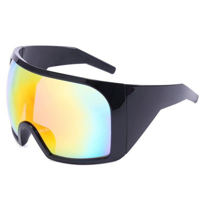 Wholesale Large frame surround sunglasses technology eye protection sunglasses