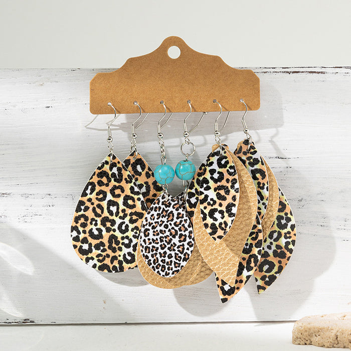 Wholesale Vintage turquoise design earring set