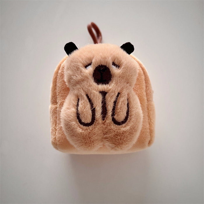 Wholesale Cute cartoon plush portable mini wallet