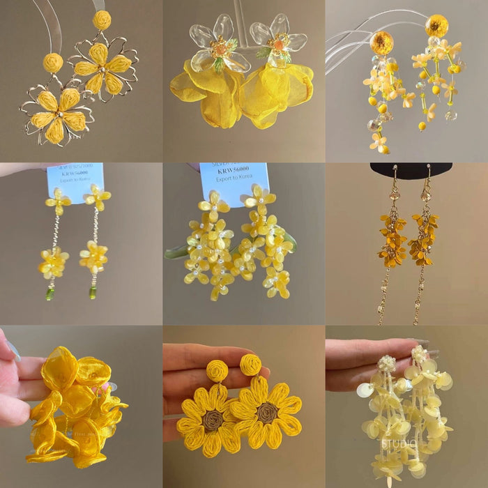 Wholesale Mori Osmanthus Earrings Women's Earrings Niche Sweet Personality Earrings