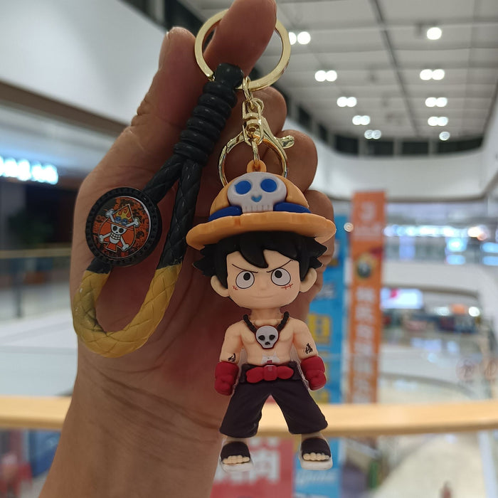 Wholesale Cartoon Silicone Anime Keychain JDC-KC-YiChang026