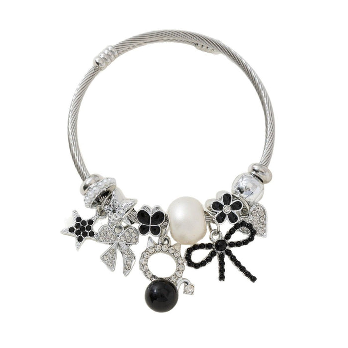 Wholesale DIY bead bracelet bow love pentagram fashion accessory