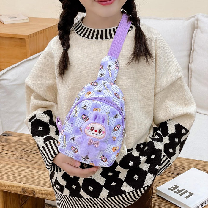 Wholesale Single shoulder cartoon children's backpack storage bag